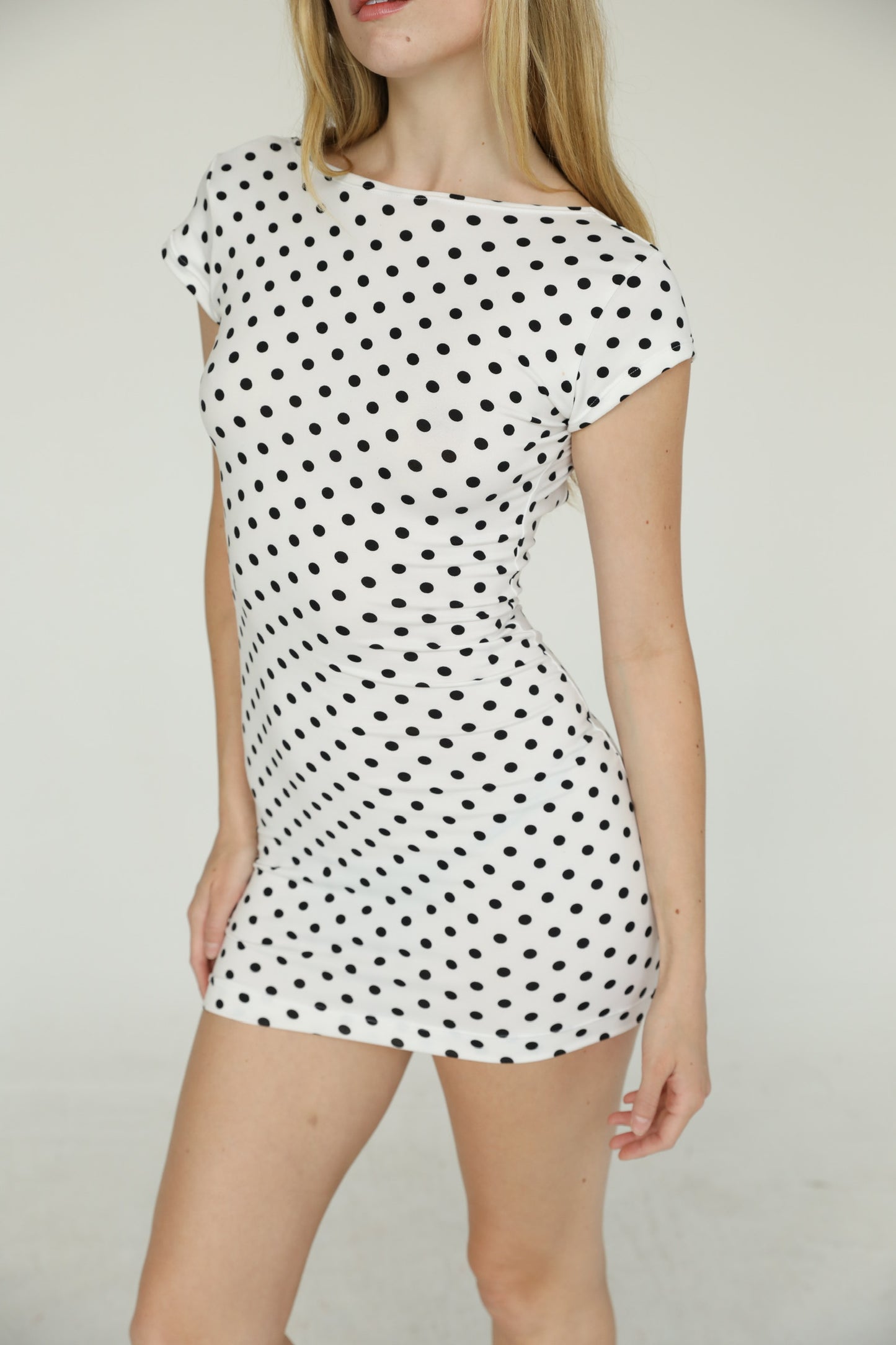 the margot t-shirt dress // white