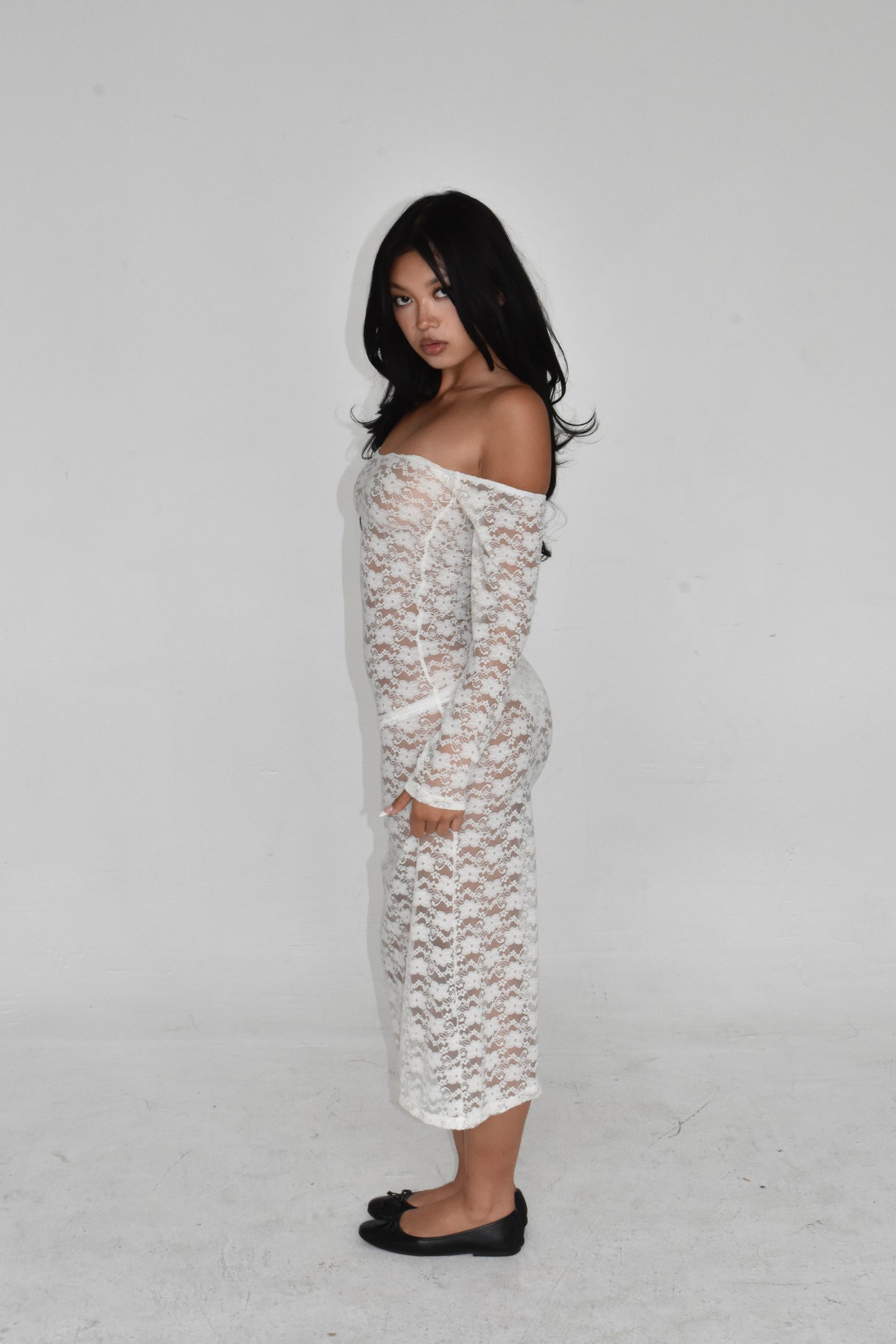 the carmen dress // white