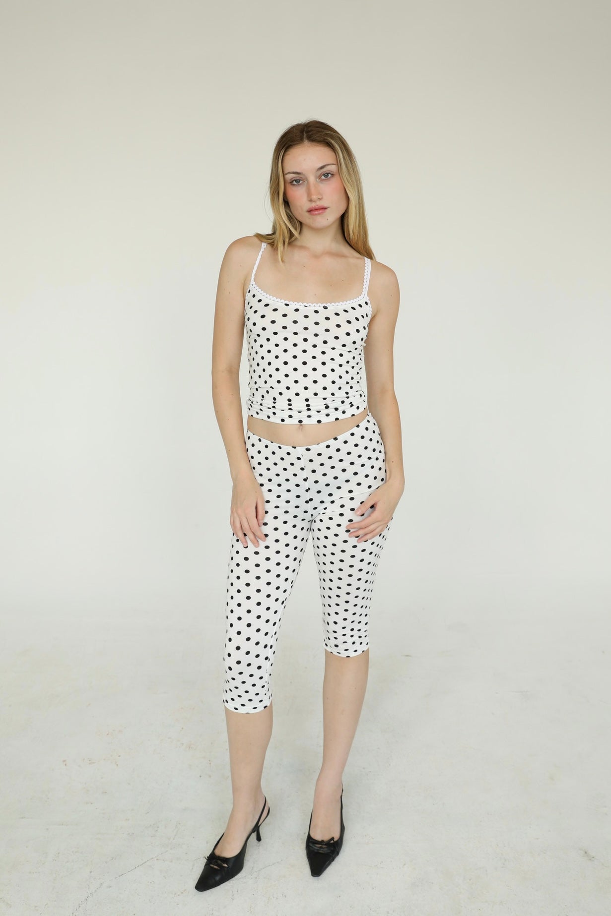 the margot capris // white