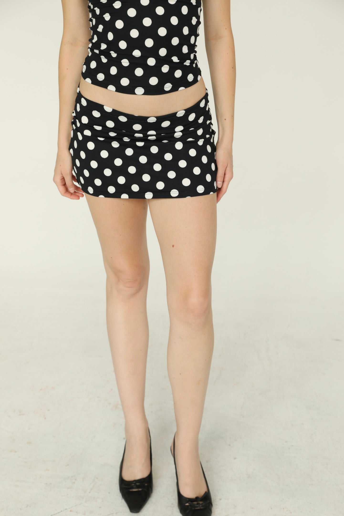 the margot mini skirt // black