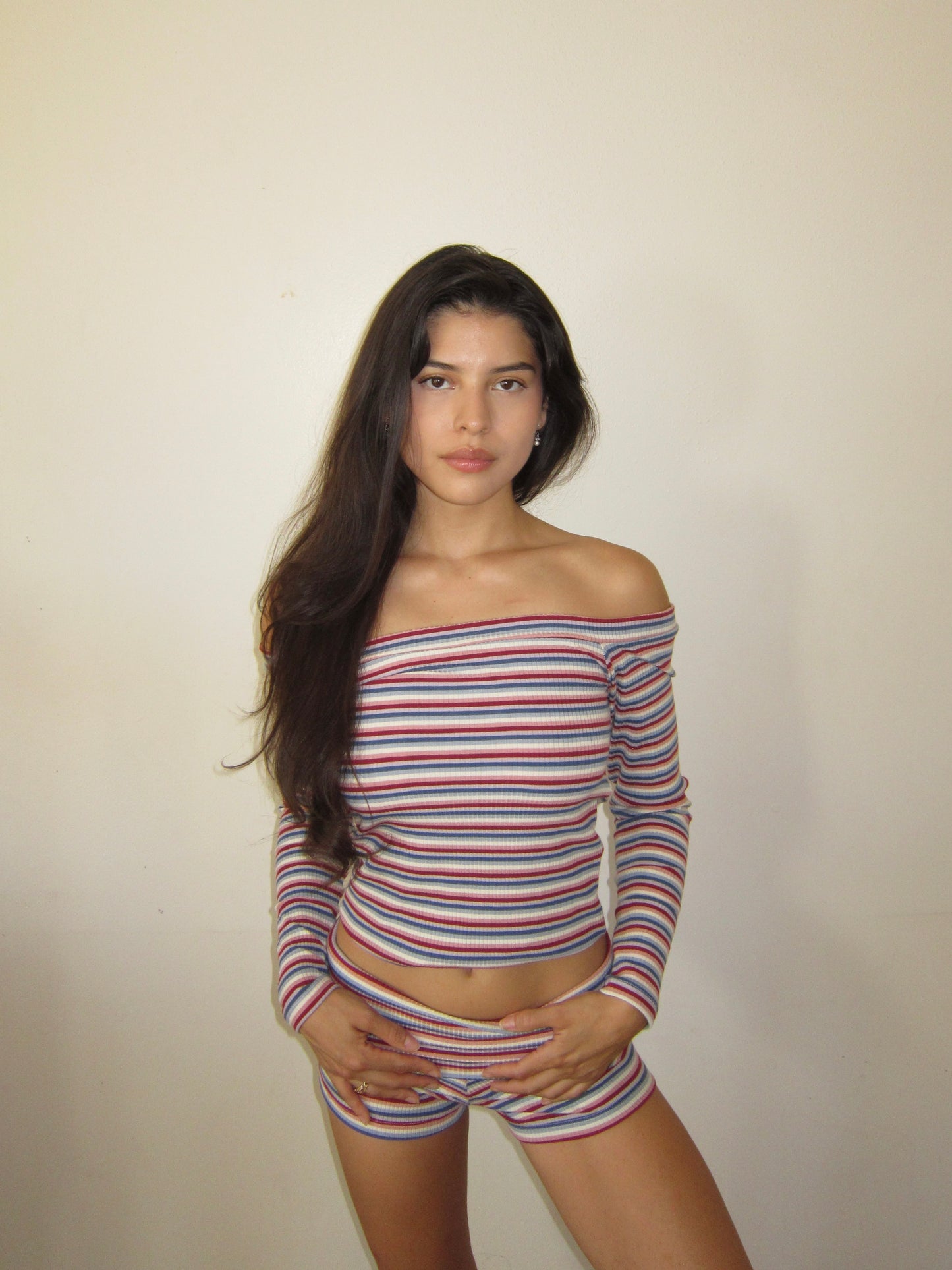 the riley long sleeve // rainbow