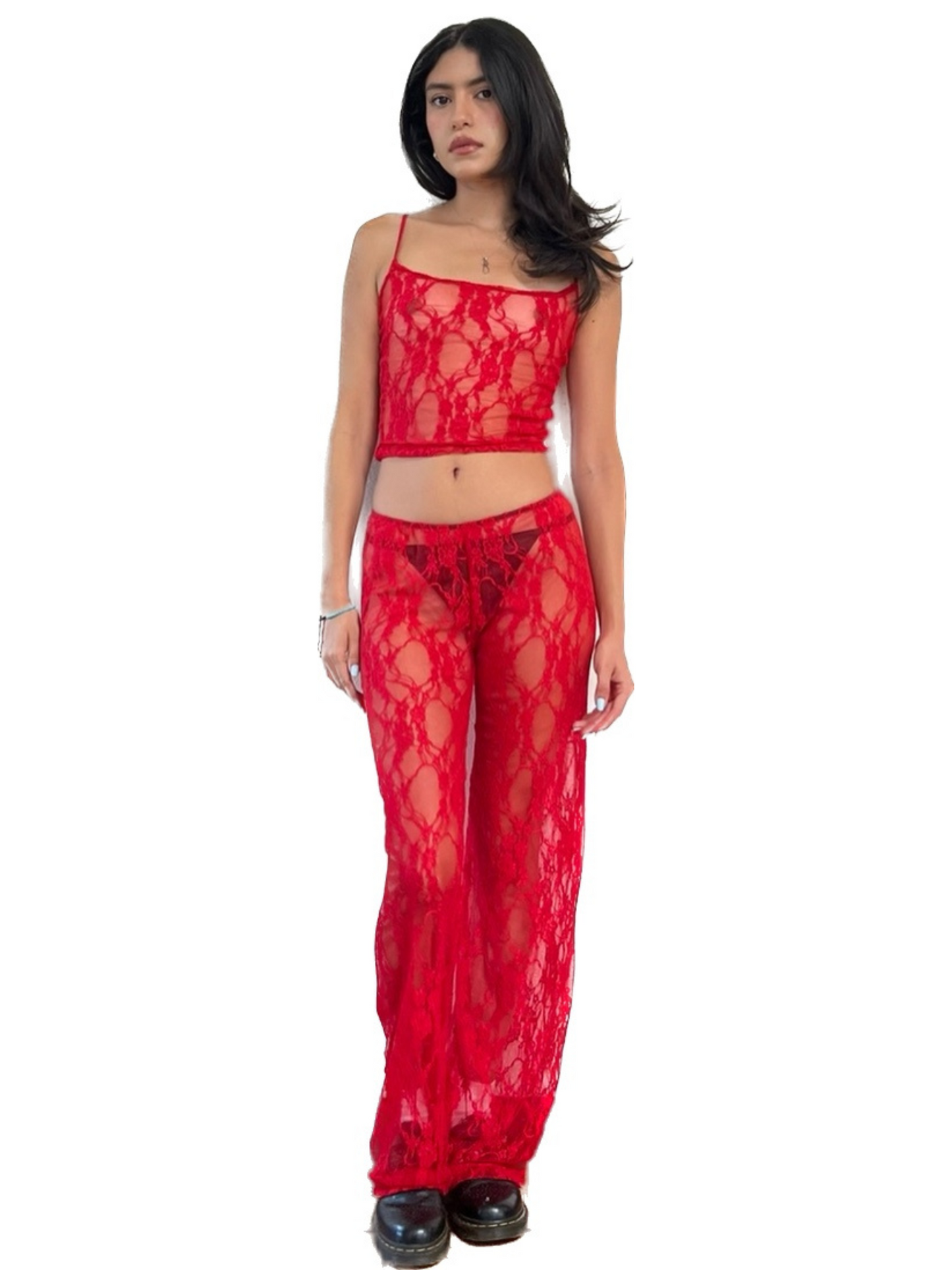 the alexa pants // red