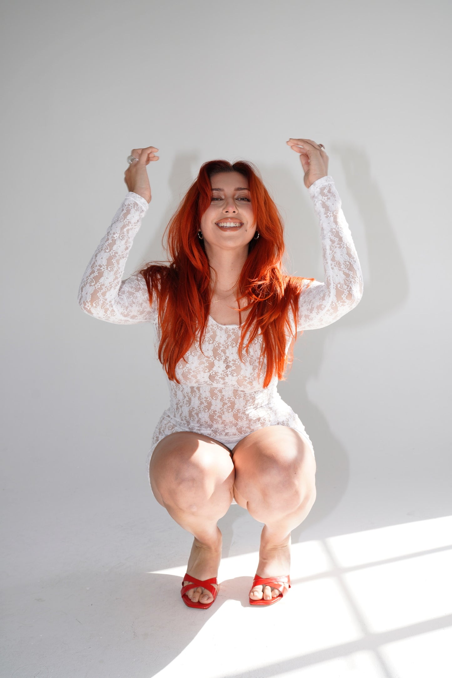 the natalie mini dress // white