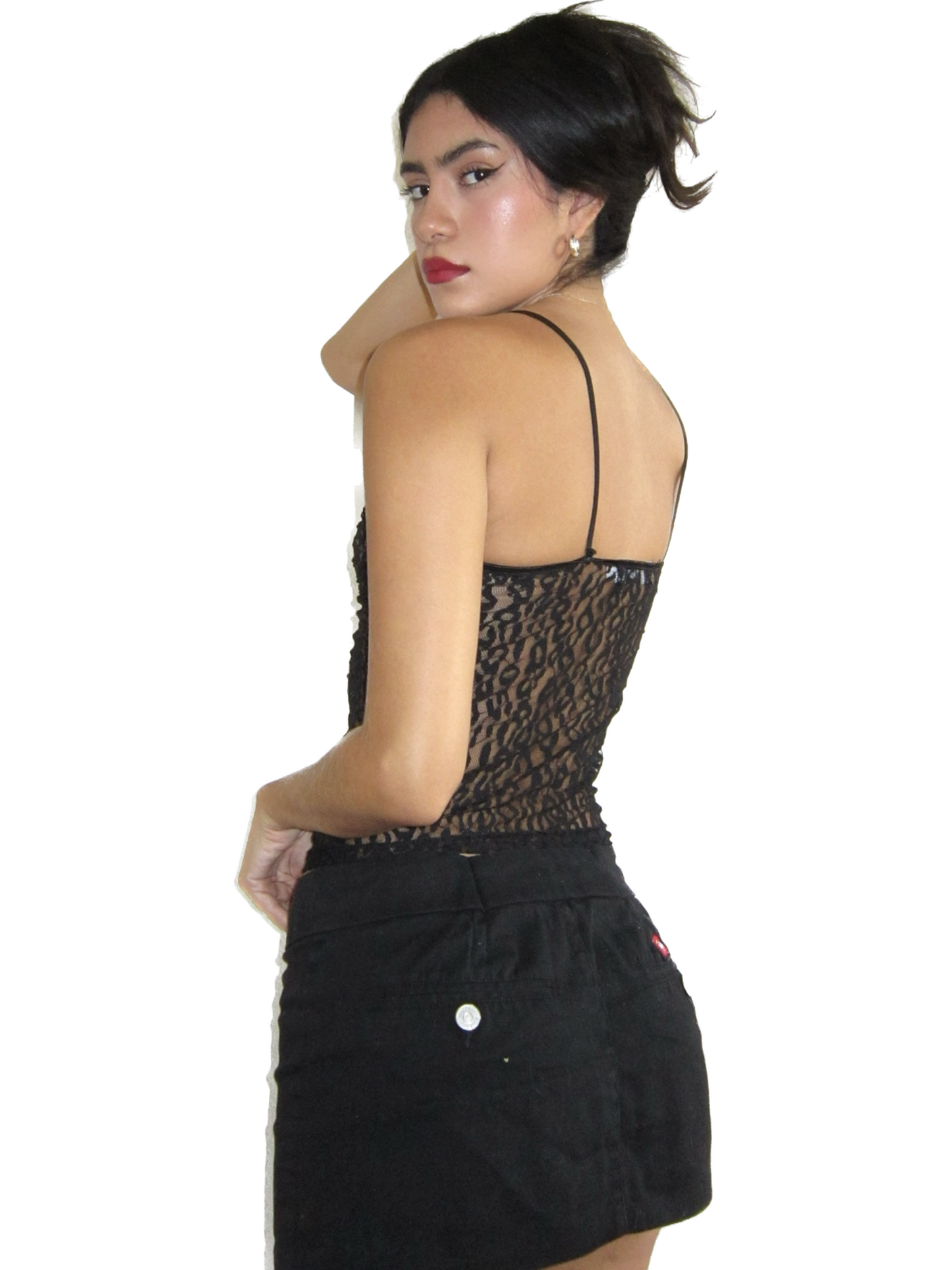 the zoe cami top // black