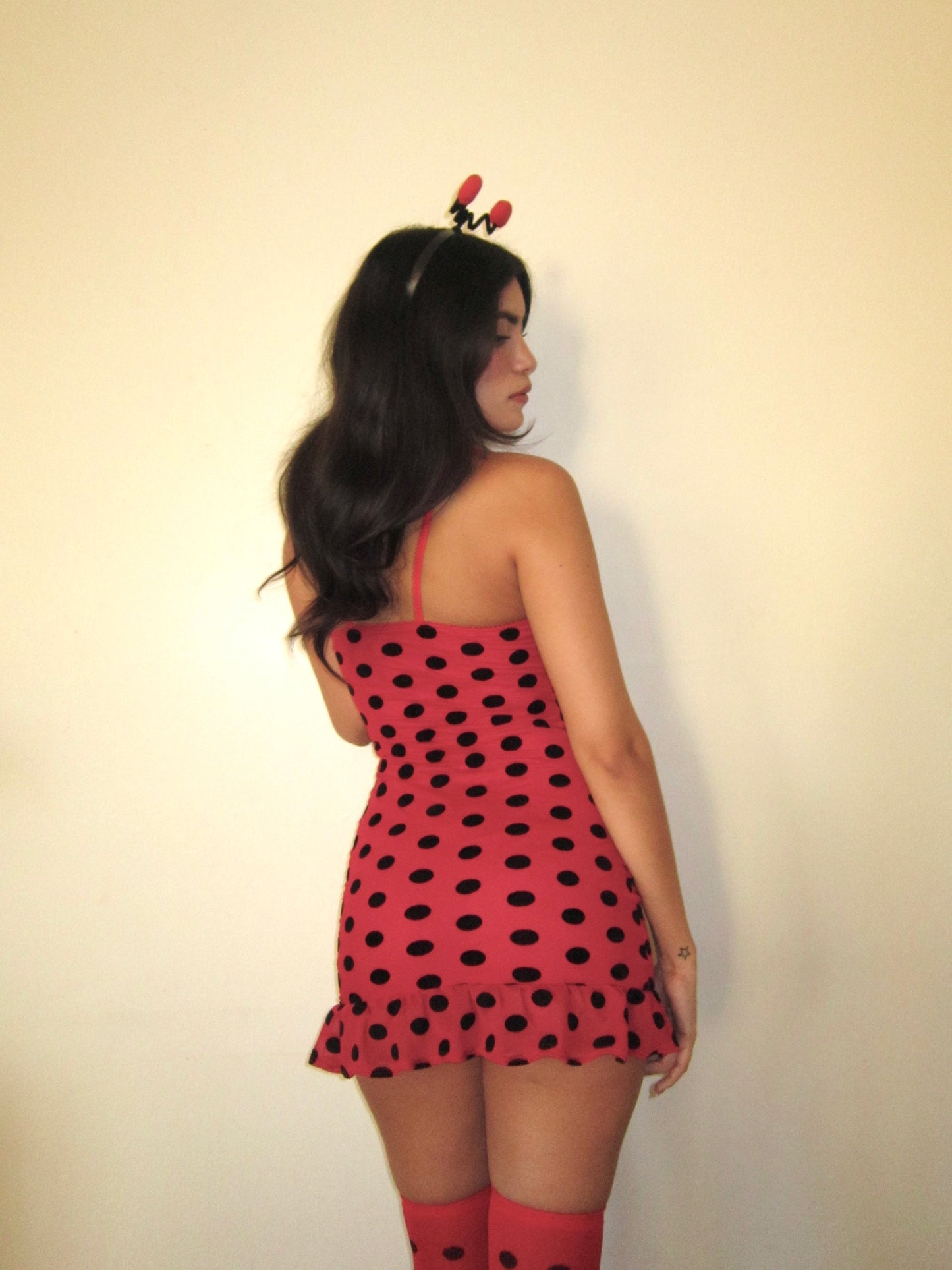the ladybug mini dress