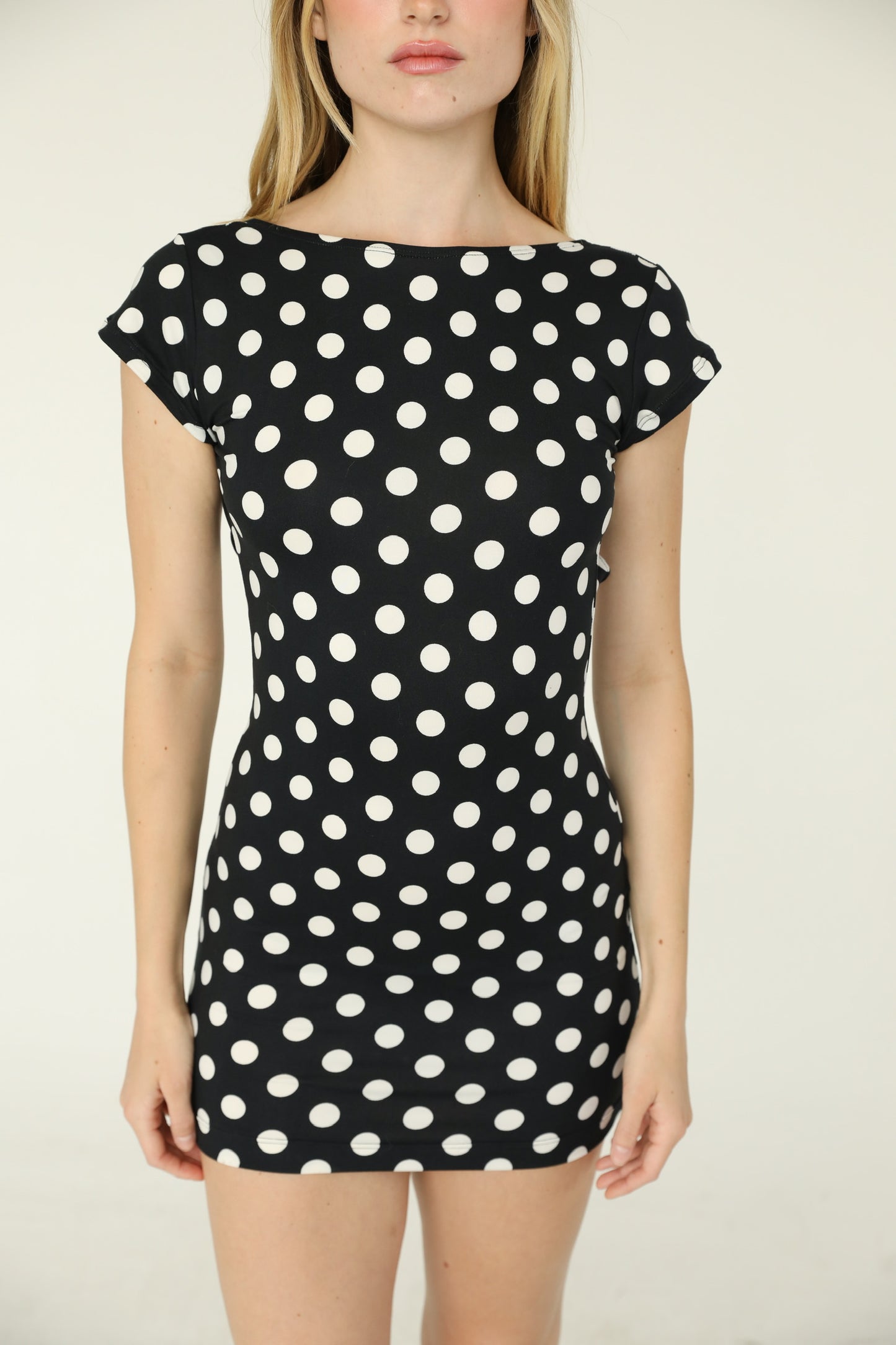 the margot t-shirt dress // black
