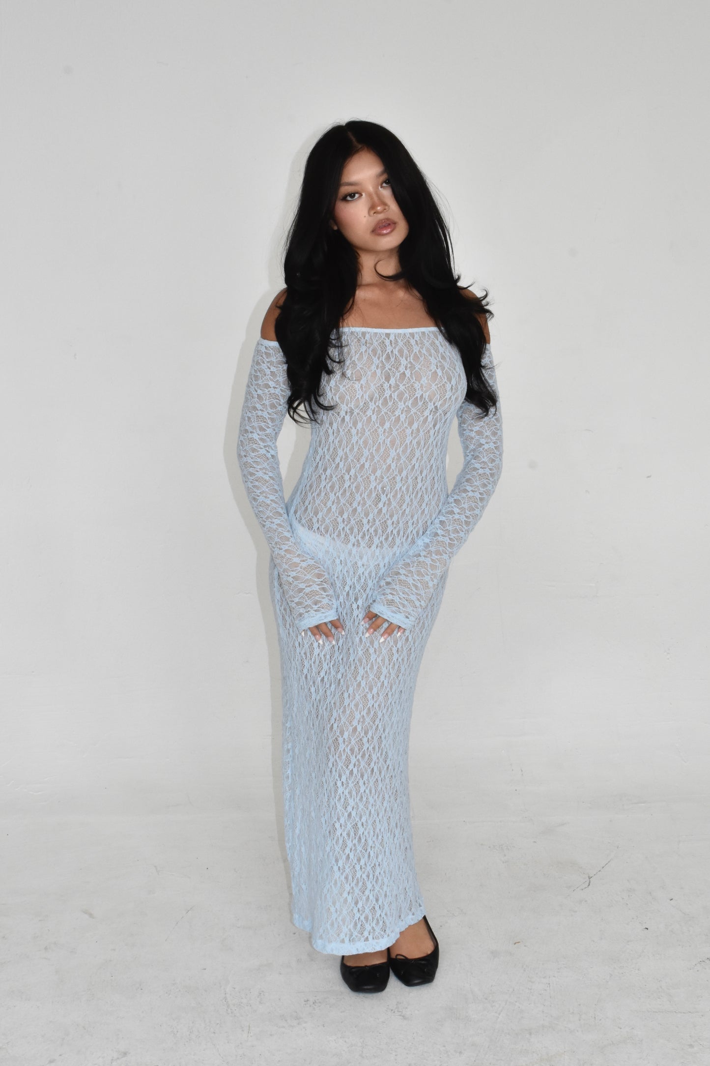 the carmen dress // blue