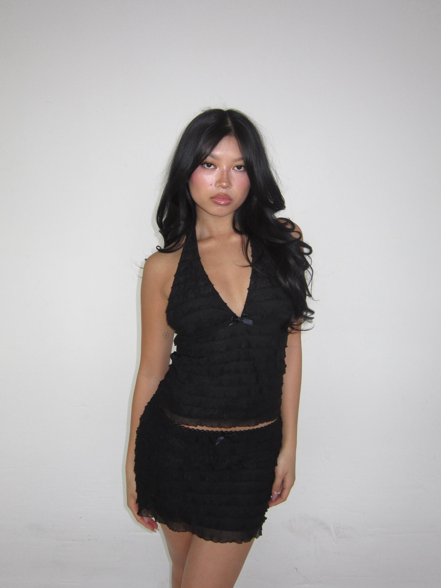 the donna mini skirt // black