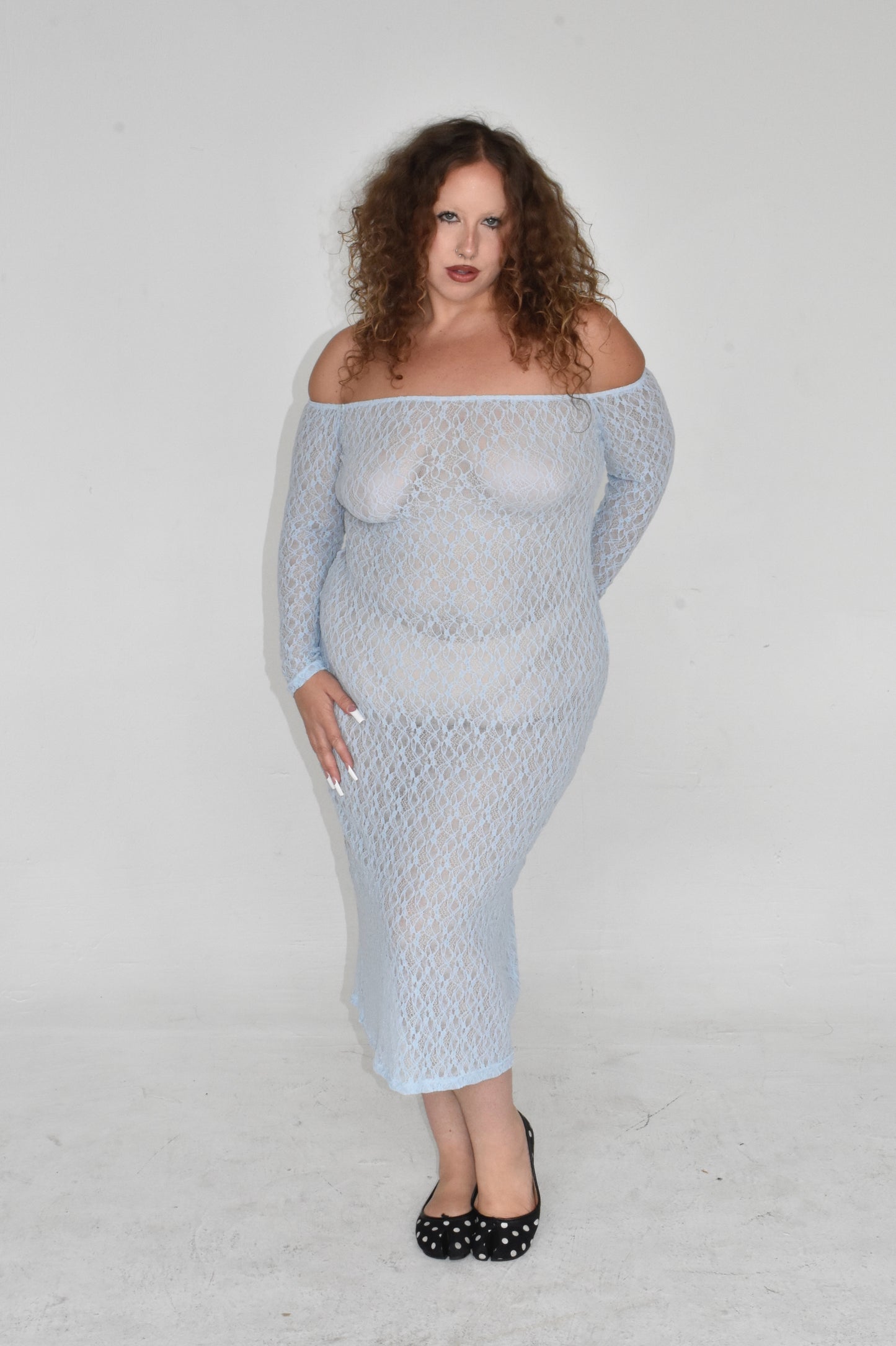 the carmen dress // blue