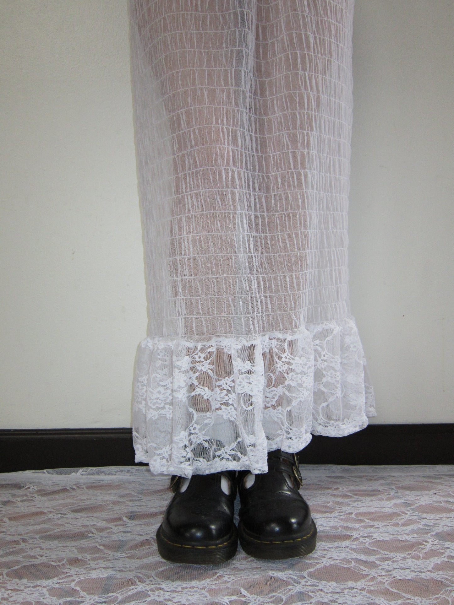 the charlotte maxi skirt // white