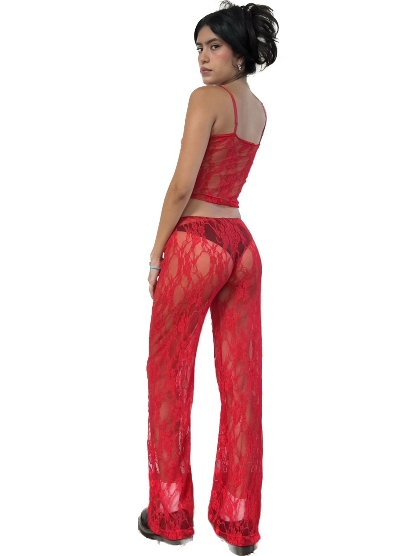 the alexa pants // red