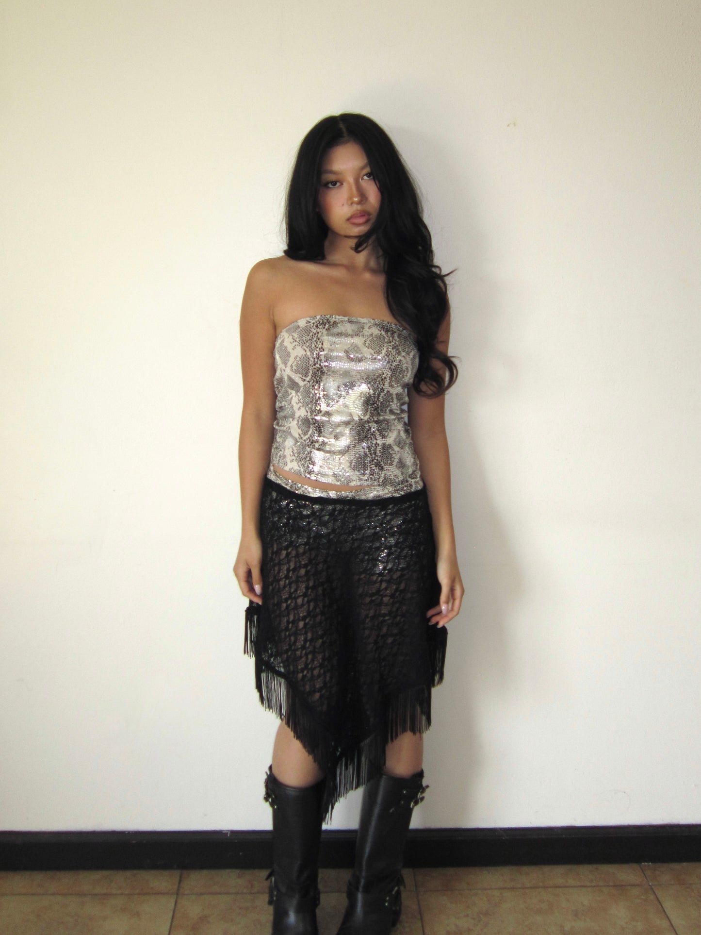 the sahara poncho // black