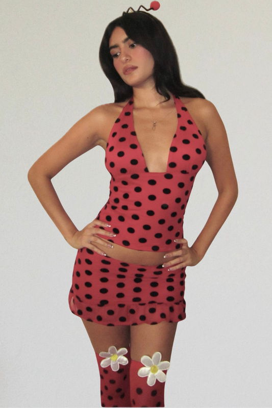 the ladybug halter top