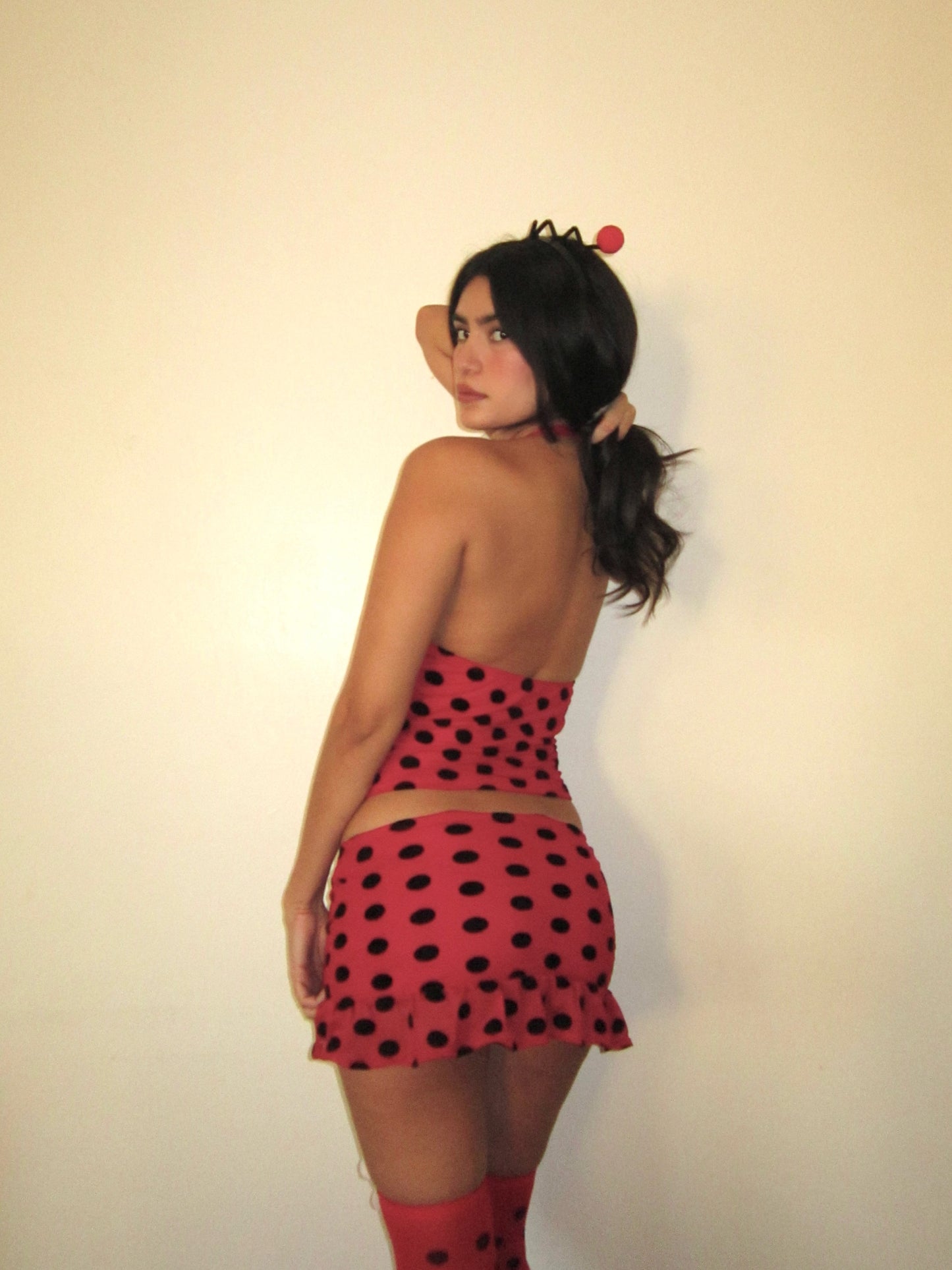 the ladybug mini skirt