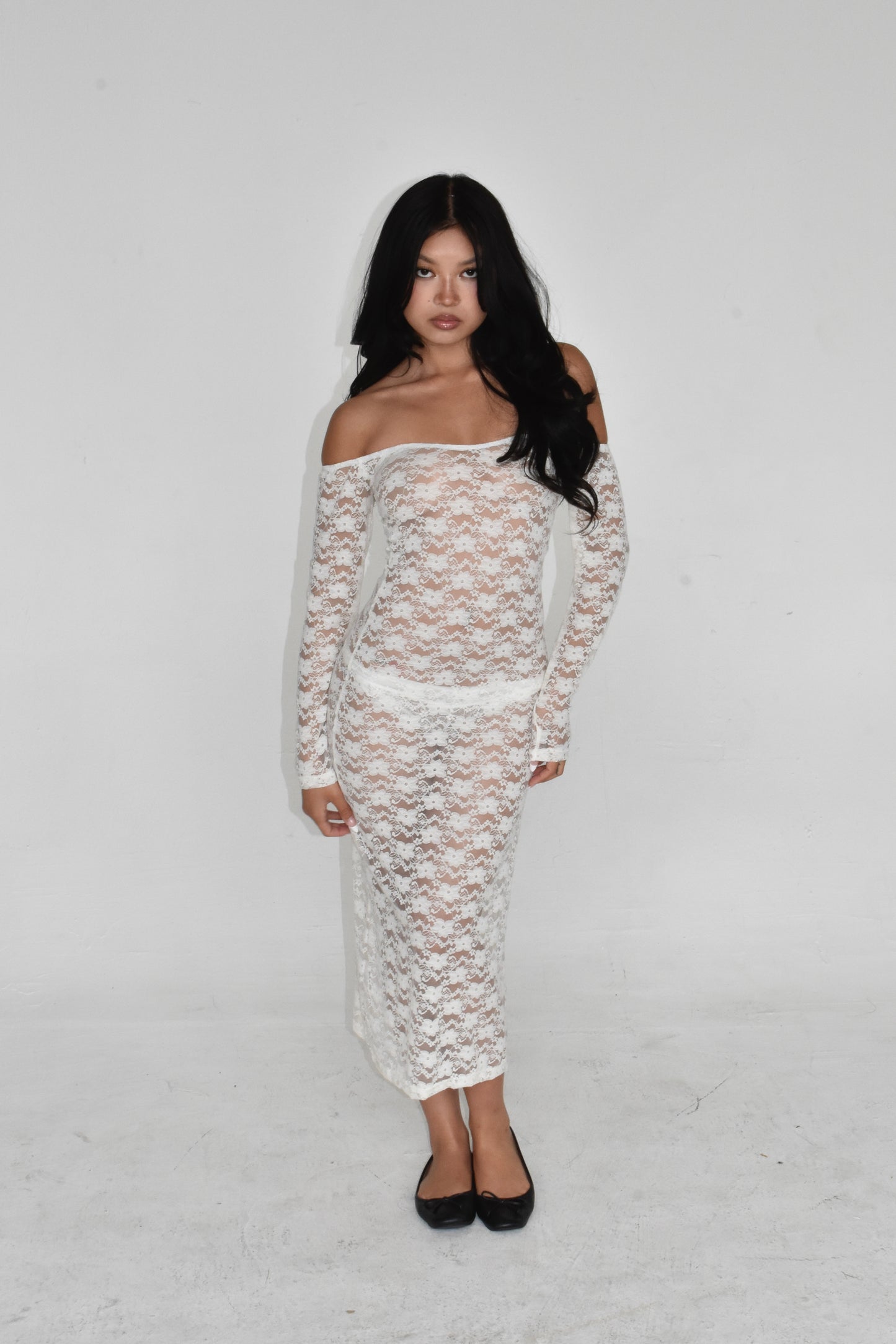 the carmen dress // white