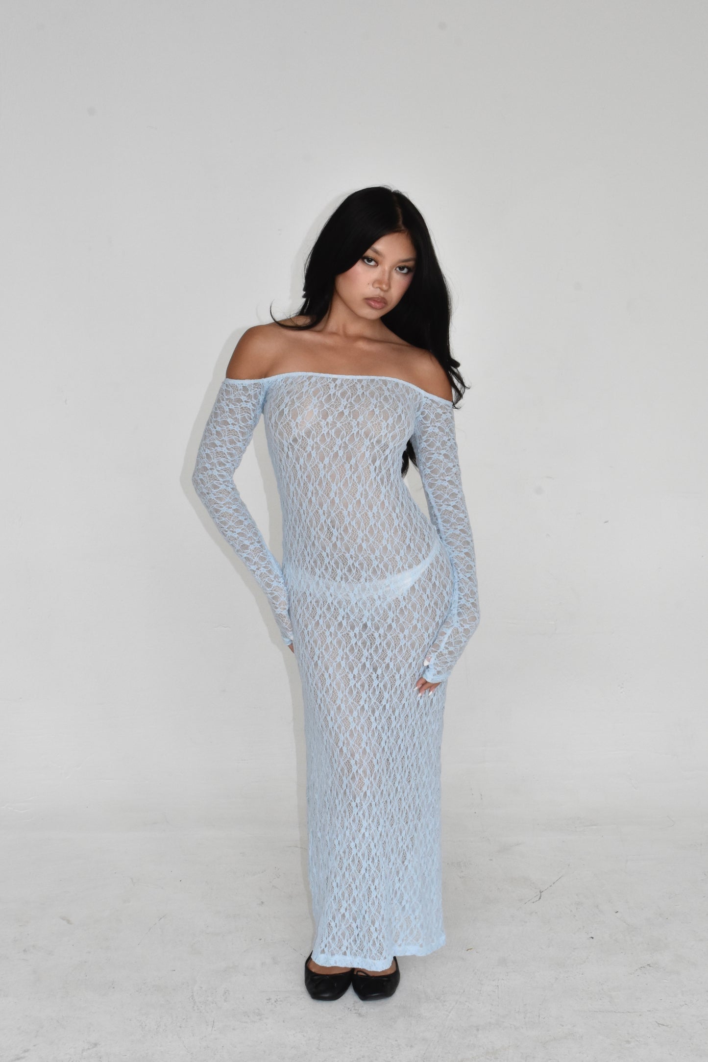 the carmen dress // blue