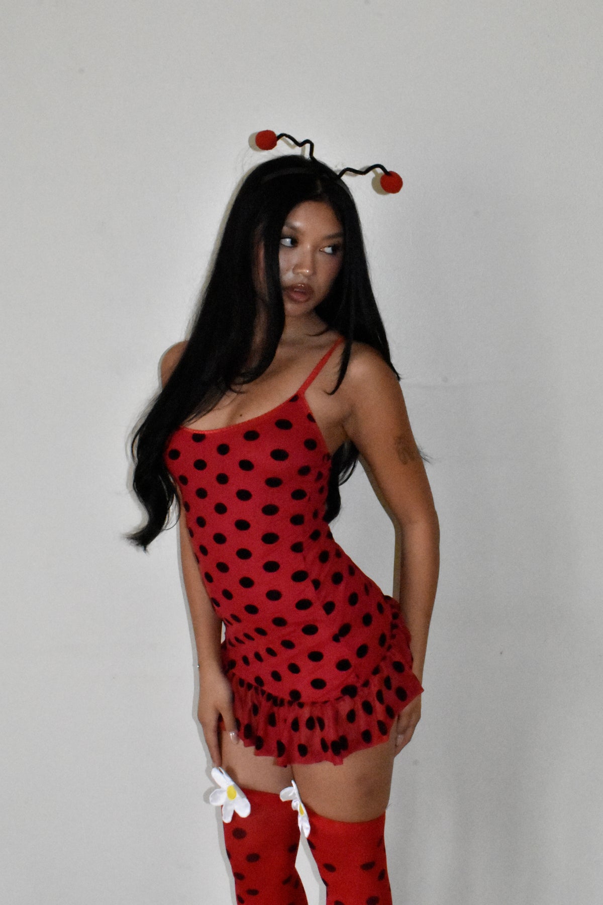 the ladybug mini dress
