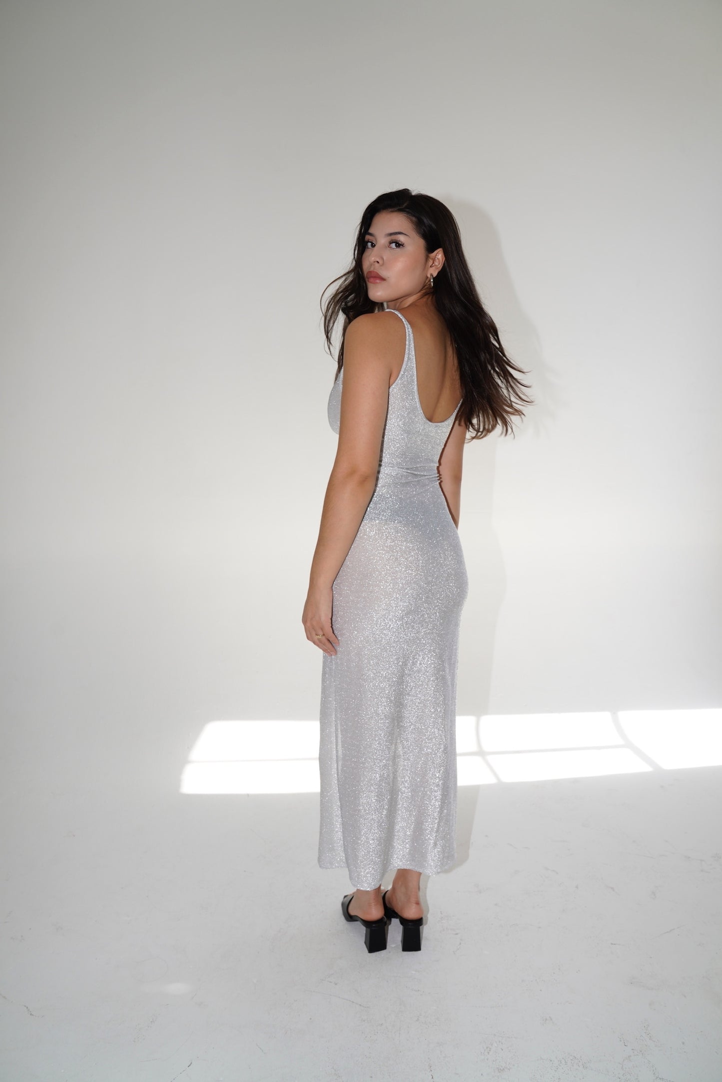 the starlet dress // silver
