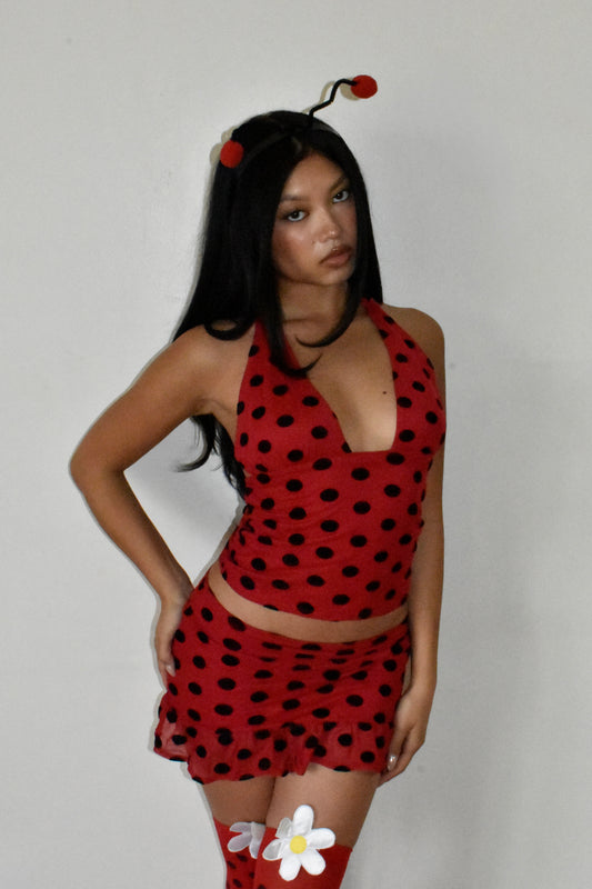 the ladybug halter top