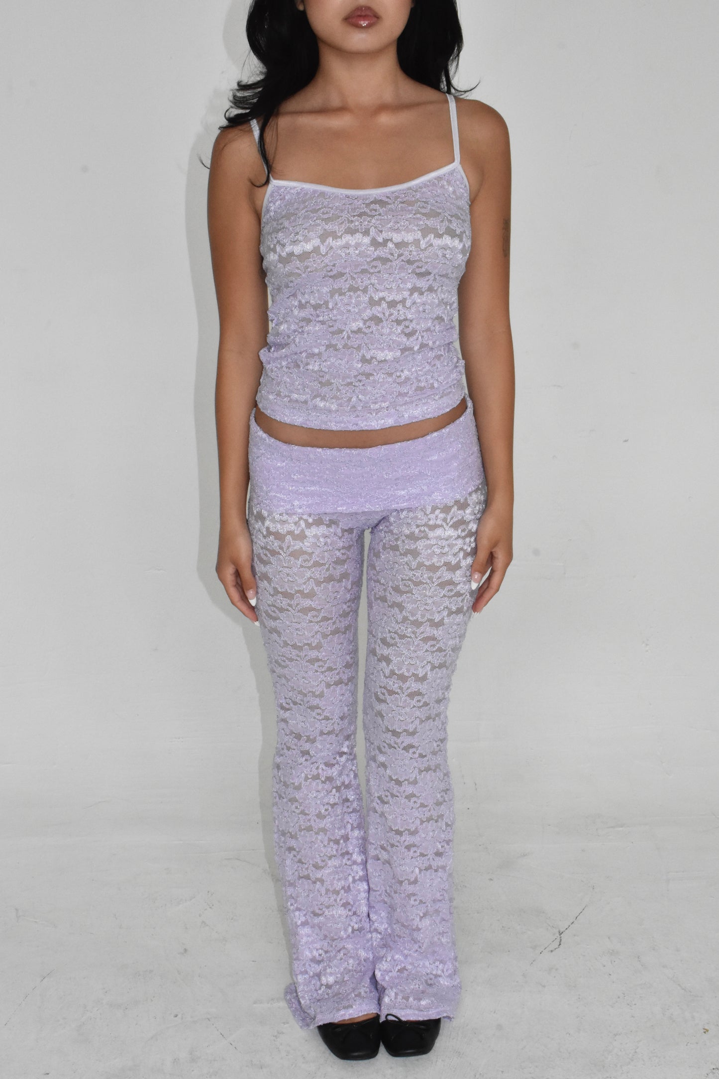 the serena pants // lilac