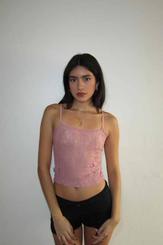 the rosa cami top // blush pink