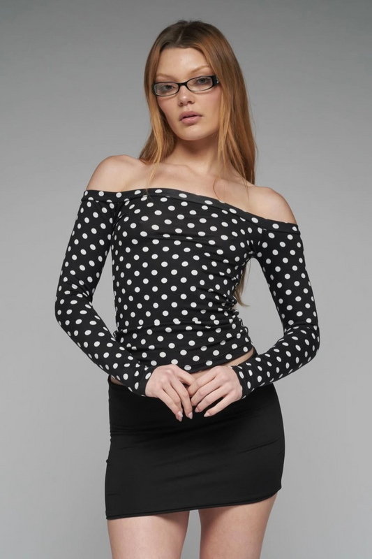 the margot long sleeve // black